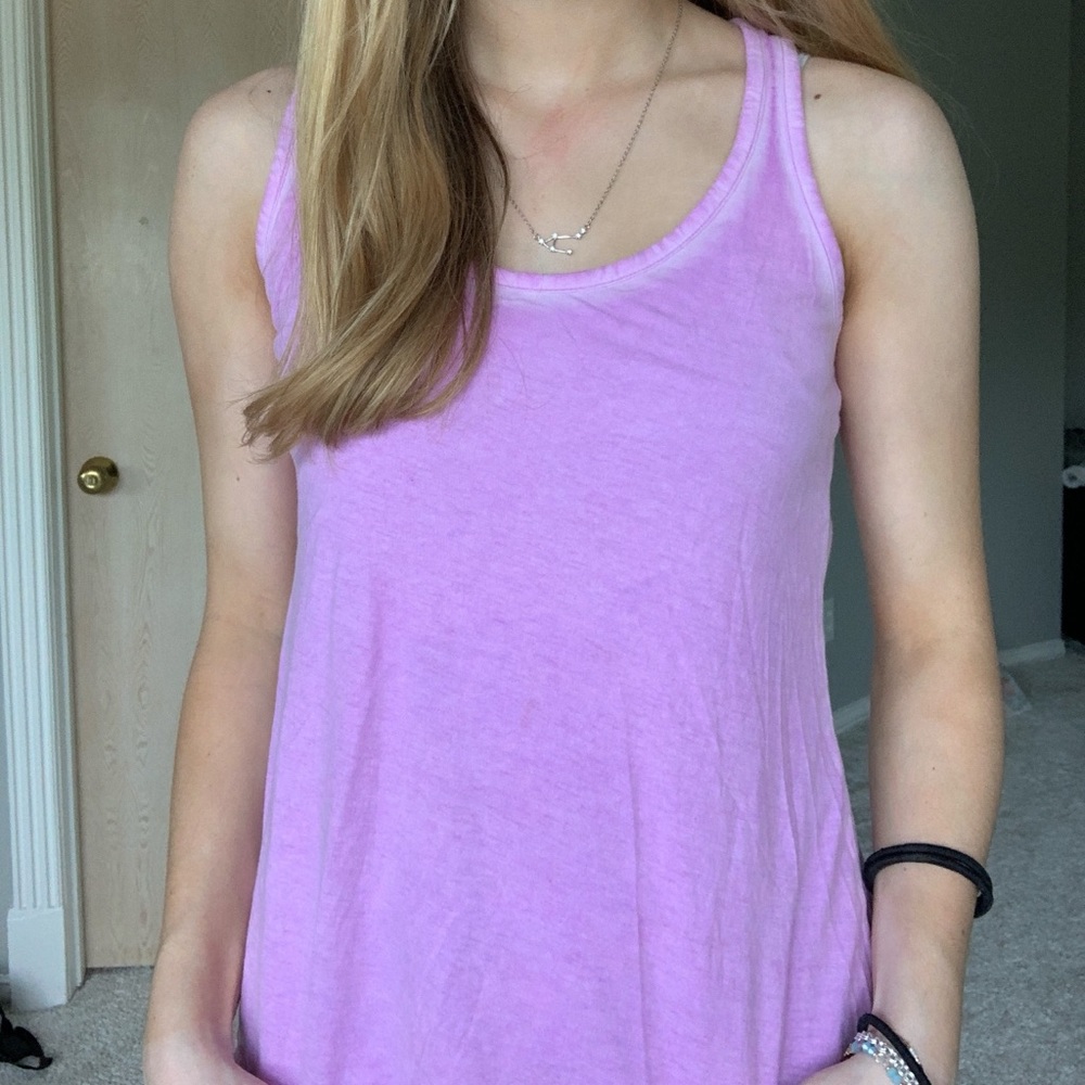 Purple tank top